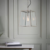 Endon Hurst Pendant Bright Nickel –  from Amos Lighting + Home