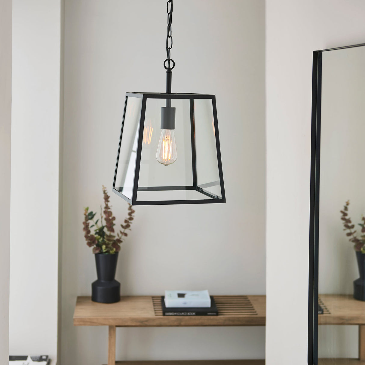 Endon Hurst Pendant Matt Black –  from Amos Lighting + Home