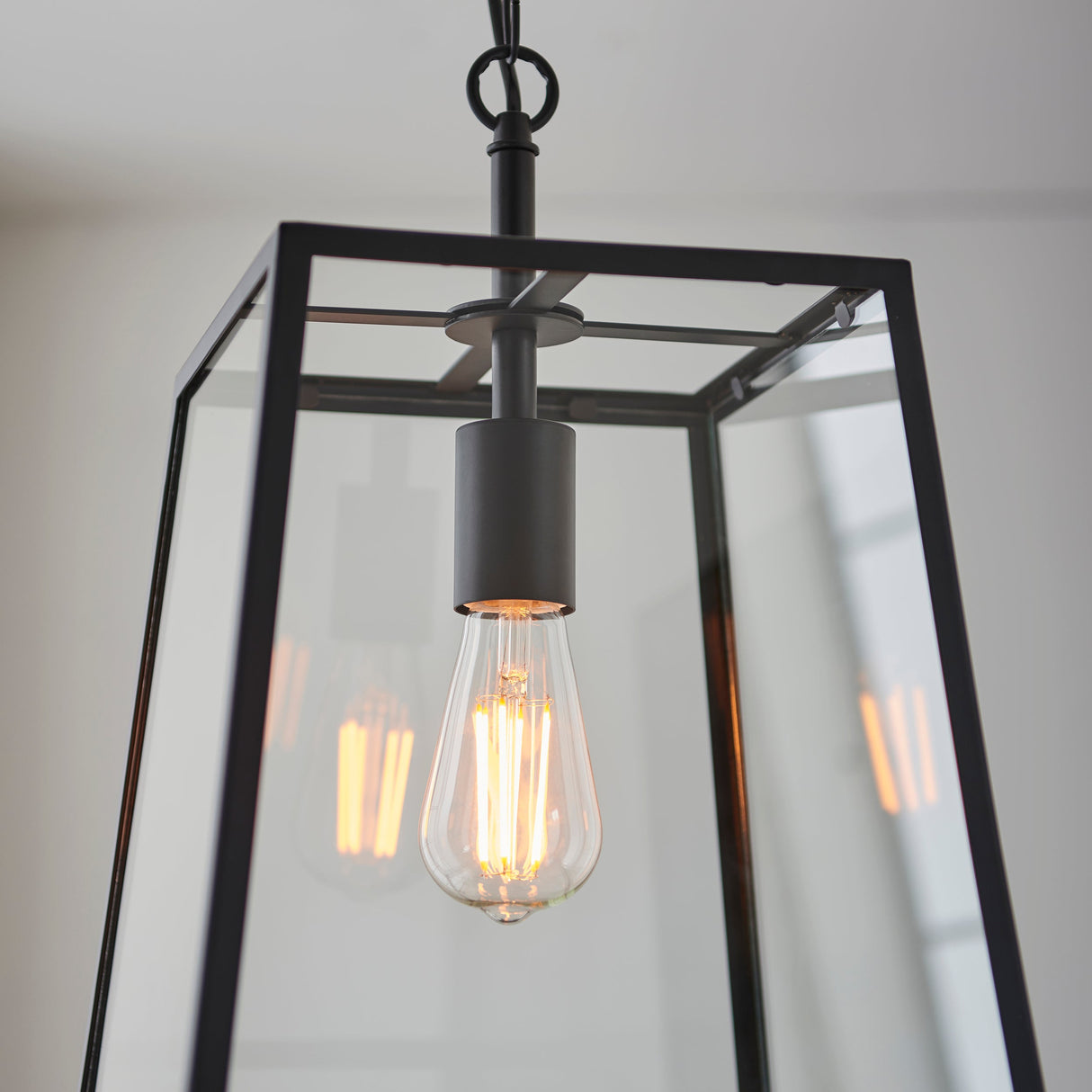 Endon Hurst Pendant Matt Black –  from Amos Lighting + Home