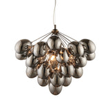 Amos Infinity 6lt Chandelier Black Chrome –  from Amos Lighting + Home