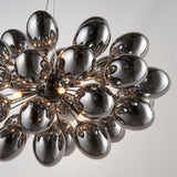 Amos Infinity 8lt Chandelier Black Chrome –  from Amos Lighting + Home