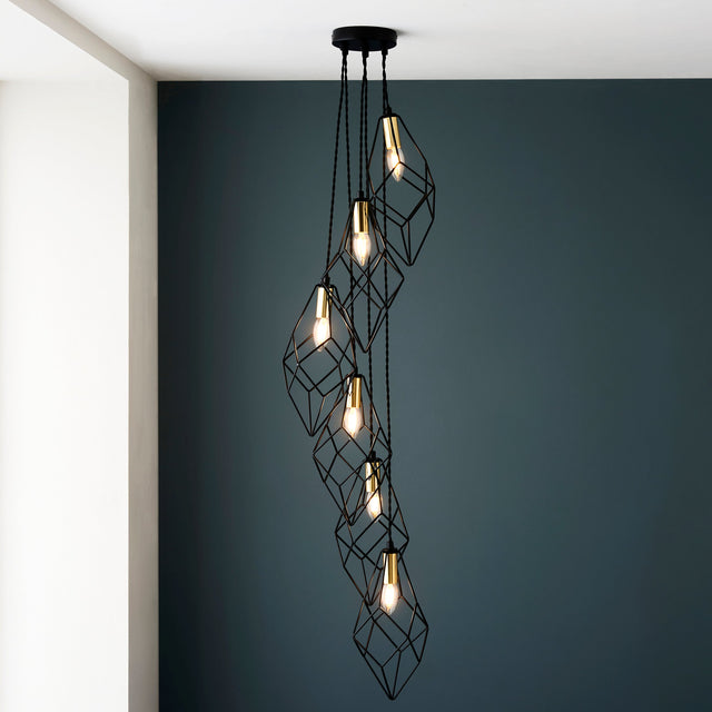 Amos Jaxon 6lt Cluster Pendant –  from Amos Lighting + Home