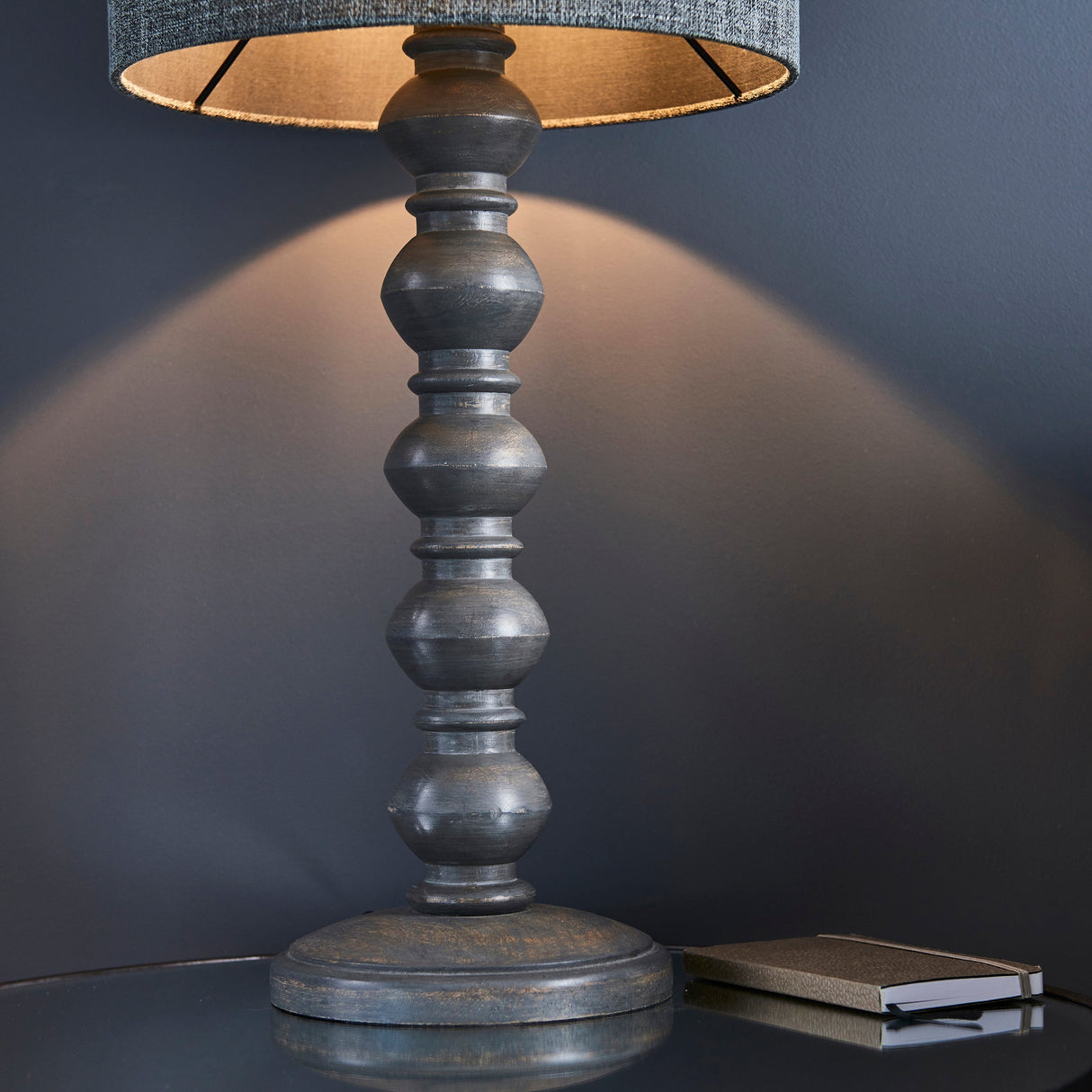 Amos Joss Wooden Table Lamp Base –  from Amos Lighting + Home