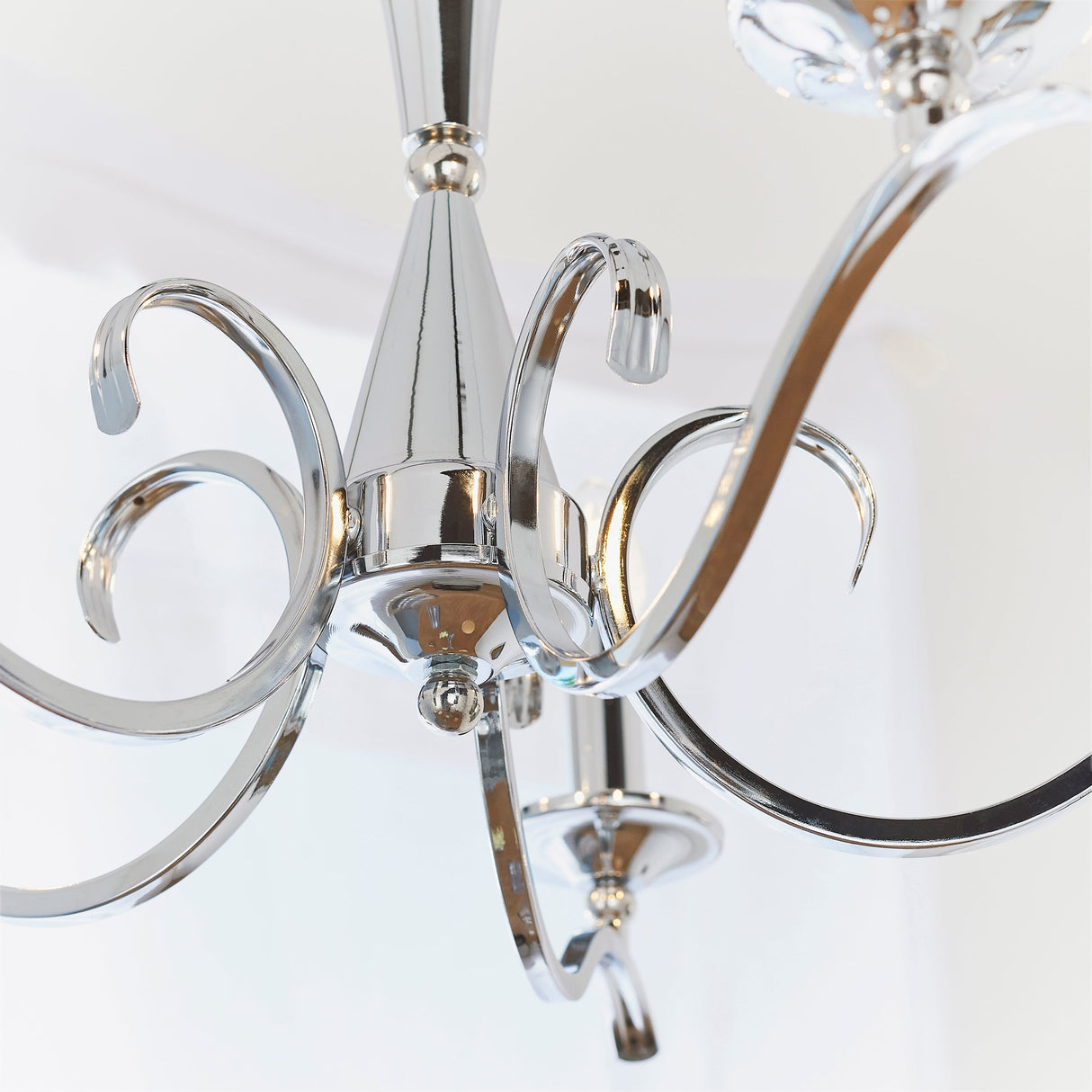 Endon Kora 5lt Chandelier Chrome –  from Amos Lighting + Home