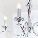 Endon Kora 5lt Chandelier Chrome –  from Amos Lighting + Home