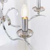 Endon Kora 5lt Chandelier Chrome –  from Amos Lighting + Home