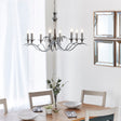 Endon Kora 8lt Chandelier Chrome –  from Amos Lighting + Home