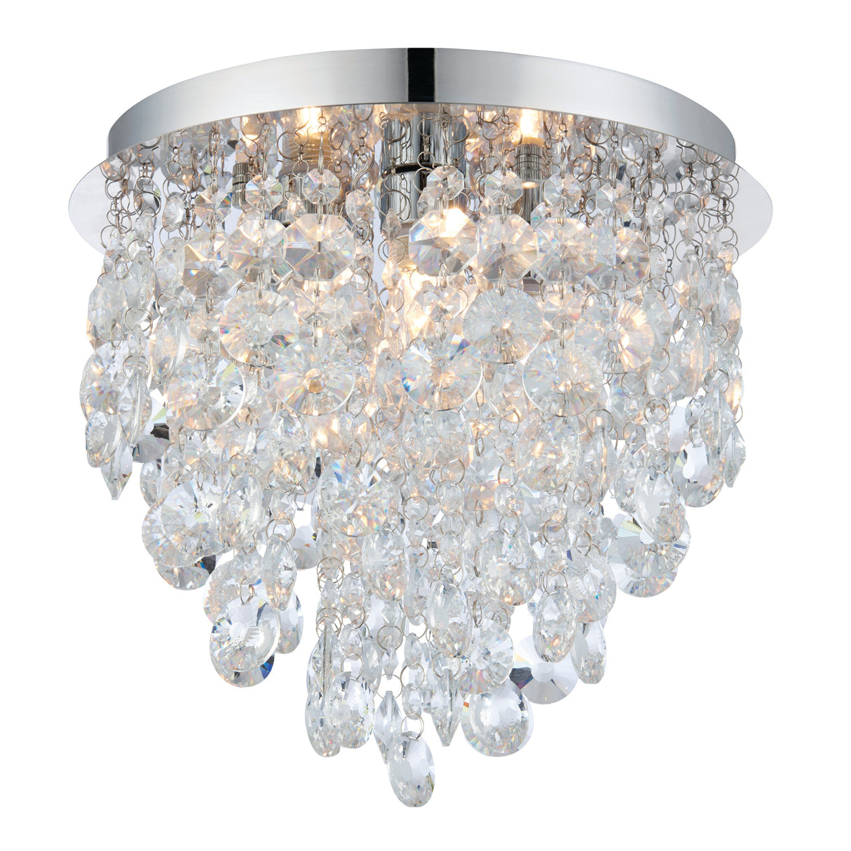 Amos Kristen Bathroom 3lt Flush Ceiling Light –  from Amos Lighting + Home