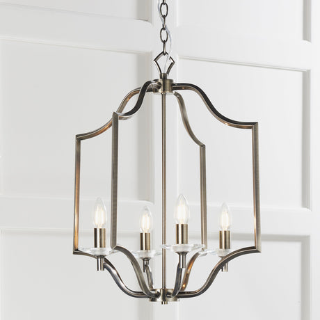 Amos Lainey 4 Light Chandelier Antique Brass –  from Amos Lighting + Home