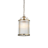 Amos Lambeth Ribbed Single Lantern Antique Brass –  from Amos Lighting + Home