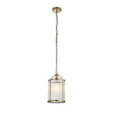 Amos Lambeth Ribbed Single Lantern Antique Brass –  from Amos Lighting + Home