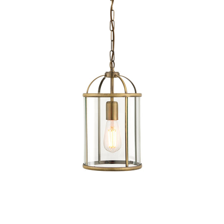 Amos Lambeth Single Lantern Antique Brass –  from Amos Lighting + Home