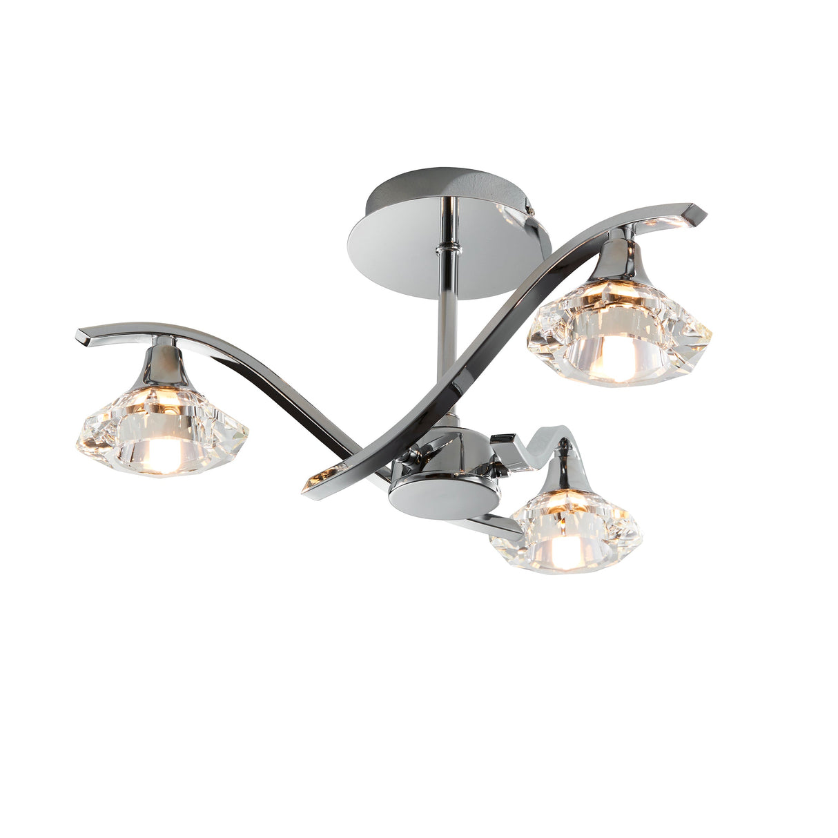 Endon Langella 3lt Semi flush –  from Amos Lighting + Home