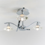 Endon Langella 3lt Semi flush –  from Amos Lighting + Home