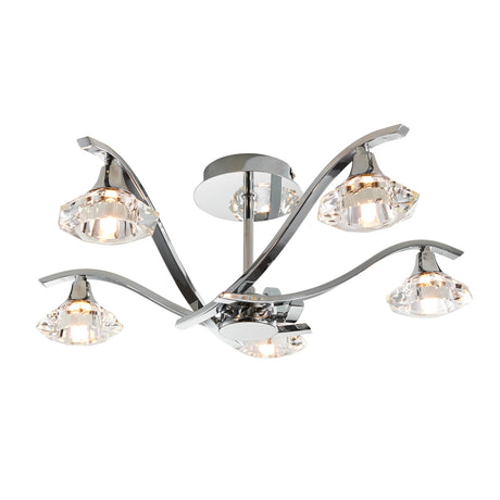 Endon Langella 5lt Semi flush –  from Amos Lighting + Home