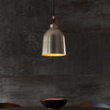 Amos Lazenby Pendant Aged Pewter & Aged Copper –  from Amos Lighting + Home