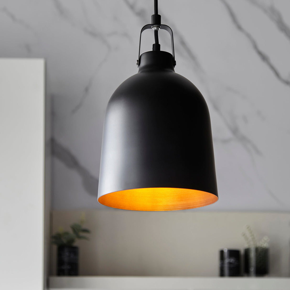 Amos Lazenby Pendant Matt Black –  from Amos Lighting + Home