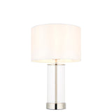 Amos Lessinar Touch Table Lamp Nickel Small –  from Amos Lighting + Home