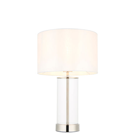 Amos Lessinar Touch Table Lamp Nickel Small –  from Amos Lighting + Home