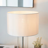 Amos Lessinar Touch Table Lamp Nickel Small –  from Amos Lighting + Home