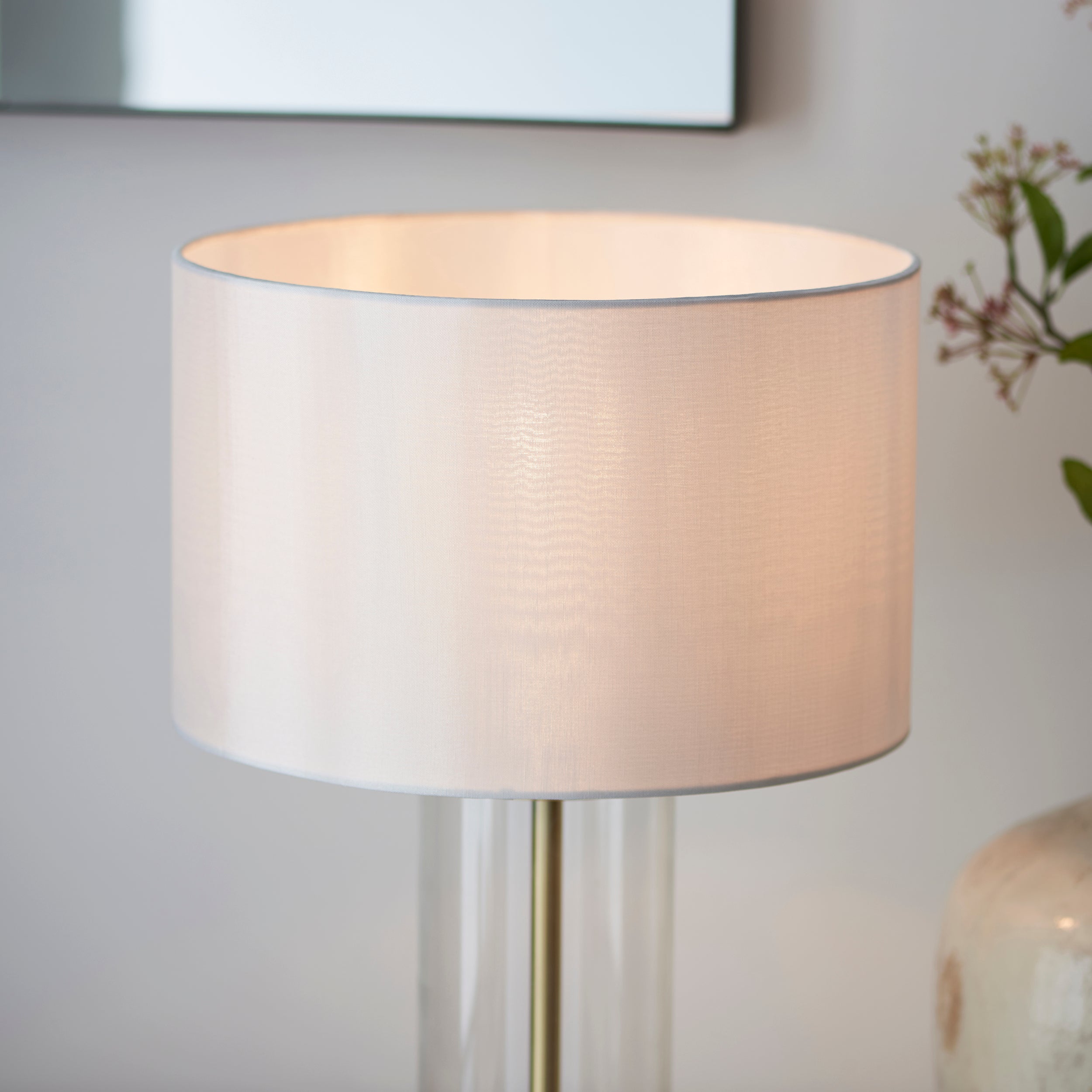 Endon Lessinar Touch Table Lamp Satin Gold Small Amos Lighting Home
