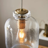 Amos Lyra Pendant Clear Textured Glass –  from Amos Lighting + Home