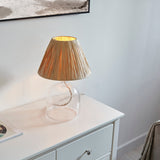 Amos Lyra Raffia Table Lamp –  from Amos Lighting + Home