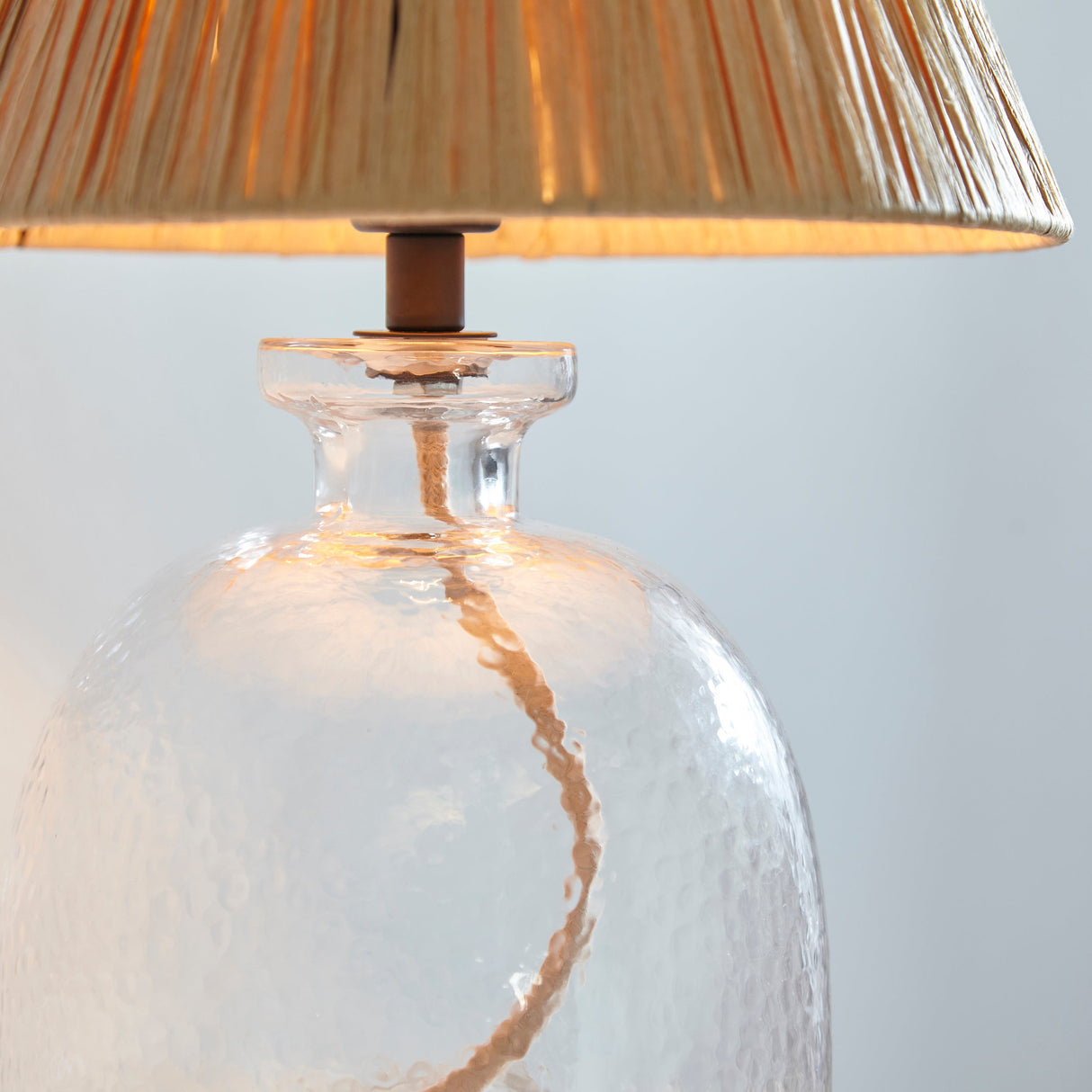 Amos Lyra Raffia Table Lamp –  from Amos Lighting + Home