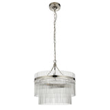 Amos Marietta 3lt Chandelier Bright Nickel –  from Amos Lighting + Home