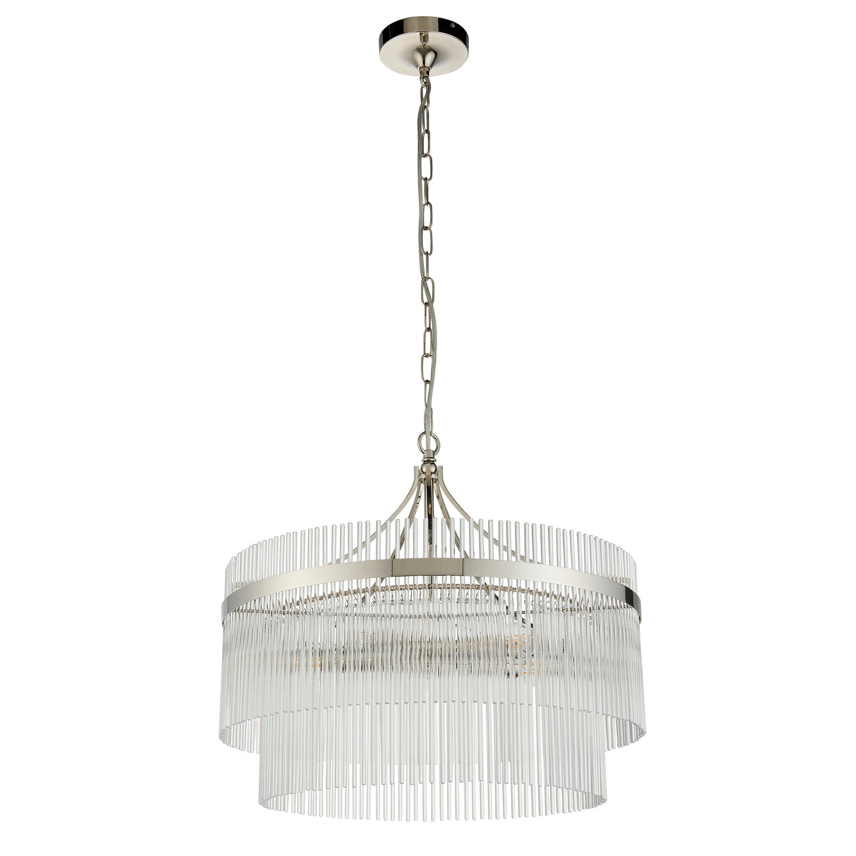 Amos Marietta 5lt Chandelier Bright Nickel –  from Amos Lighting + Home