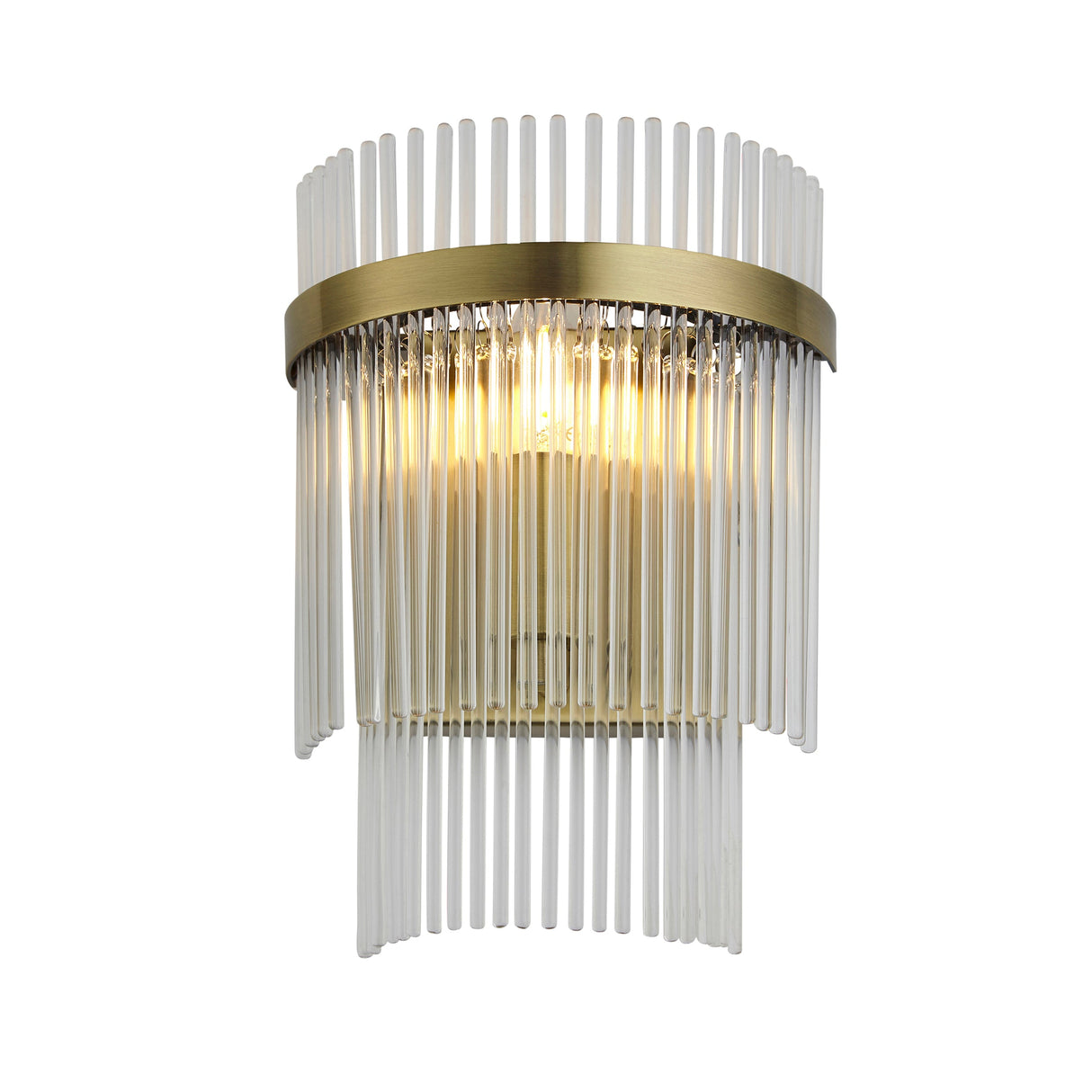 Amos Marietta Wall Antique Brass & Glass –  from Amos Lighting + Home