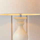 Amos Marsham Wooden Table Lamp Ivory –  from Amos Lighting + Home