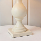 Amos Marsham Wooden Table Lamp Ivory –  from Amos Lighting + Home