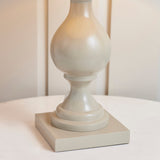 Amos Marsham Wooden Table Lamp Taupe –  from Amos Lighting + Home