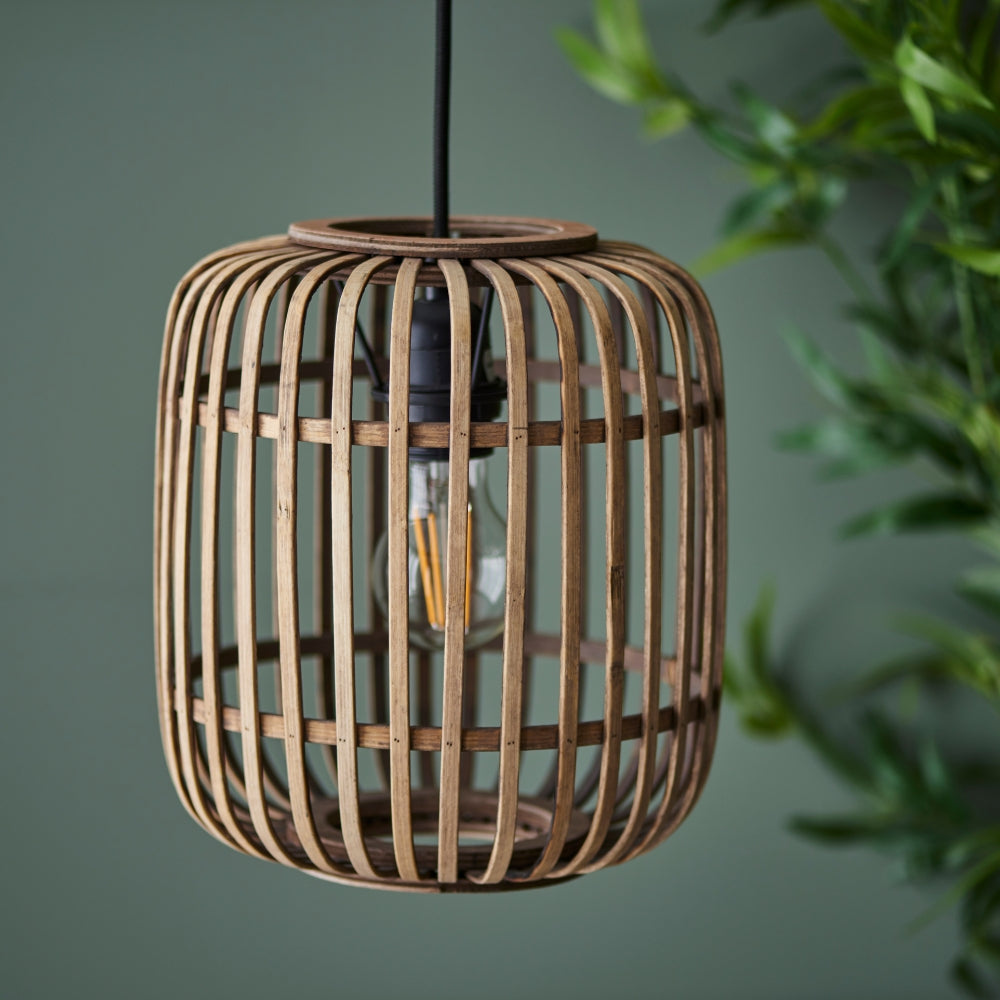 Amos Perranwell Bamboo Pendant Light Natural –  from Amos Lighting + Home