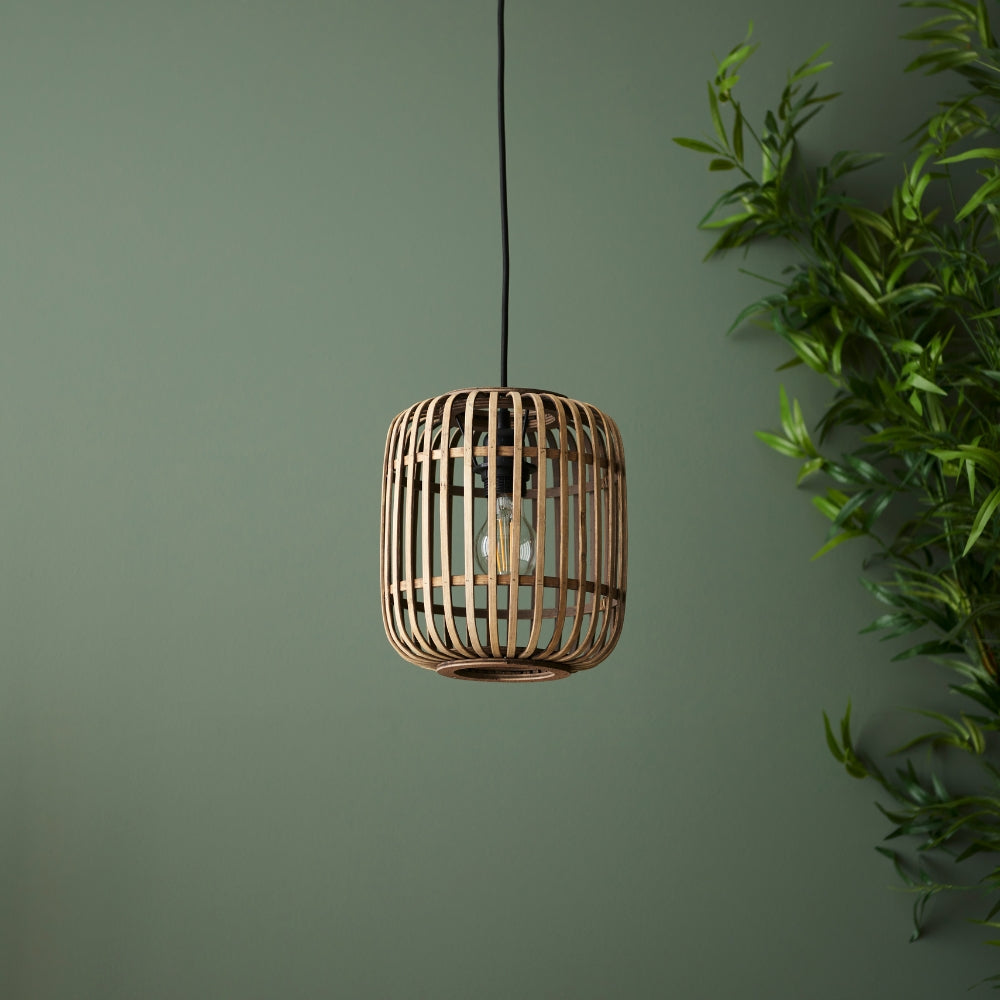 Amos Perranwell Bamboo Pendant Light Natural –  from Amos Lighting + Home