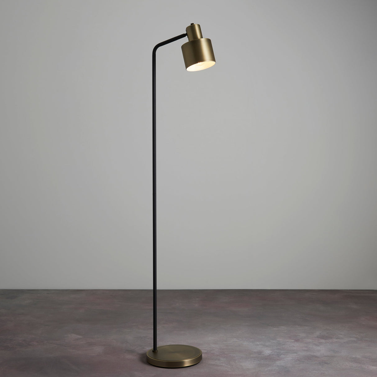 Endon Mayfield Floor Lamp Antique Brass –  from Amos Lighting + Home