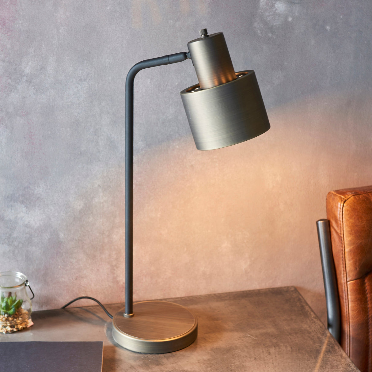 Endon Mayfield Table Lamp Dark Bronze –  from Amos Lighting + Home