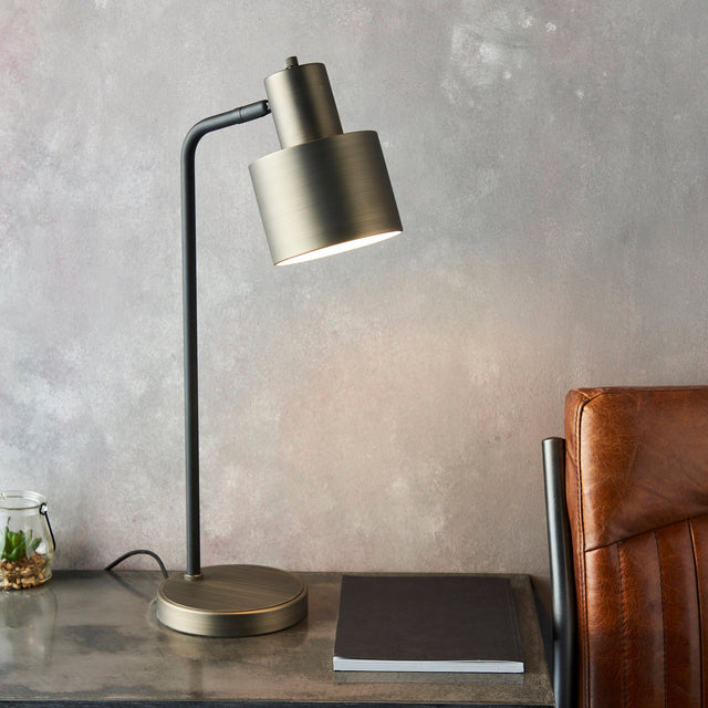 Endon Mayfield Table Lamp Dark Bronze –  from Amos Lighting + Home