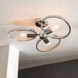 Amos Merola Bathroom Semi flush Ceiling Light –  from Amos Lighting + Home