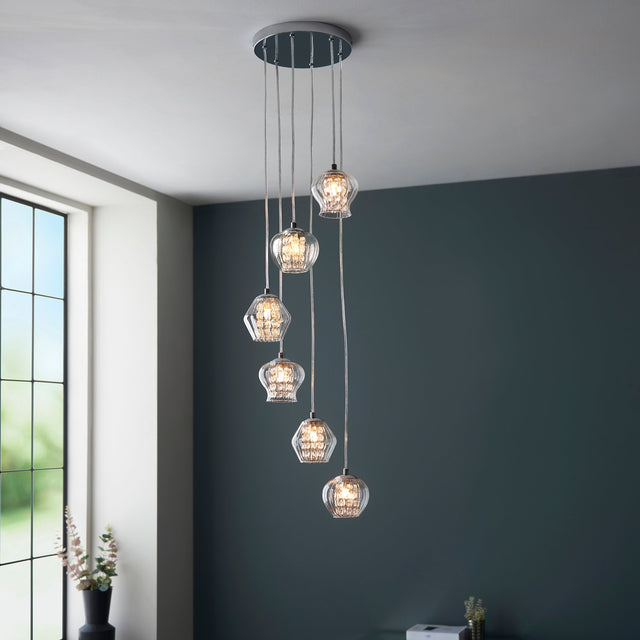 Amos Mesmer 6lt Cluster Pendant –  from Amos Lighting + Home