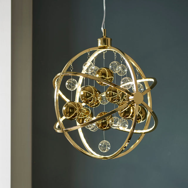 Endon Muni Pendant Gold –  from Amos Lighting + Home