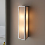 Endon Newham Bathroom Wall Light Opal Large –  from Amos Lighting + Home