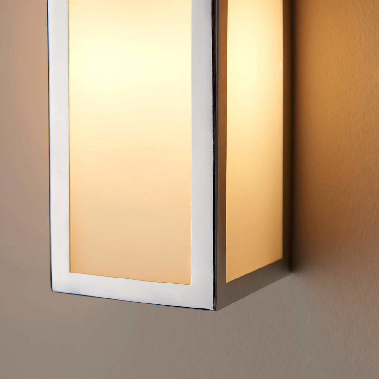 Endon Newham Bathroom Wall Light Opal Small –  from Amos Lighting + Home