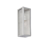 Endon Newham Bathroom Wall Light Ribbed Small –  from Amos Lighting + Home