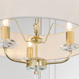 Amos Nixon 3lt Pendant Brass –  from Amos Lighting + Home