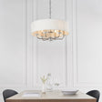 Amos Nixon 6lt Pendant Bright Nickel –  from Amos Lighting + Home