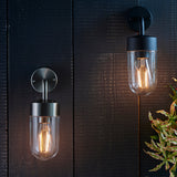 Endon North Outdoor Wall Light Black –  from Amos Lighting + Home