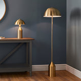 Amos Nova Floor Lamp Antique Brass –  from Amos Lighting + Home