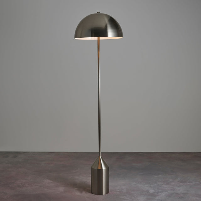 Amos Nova Floor Lamp Brushed Nickel –  from Amos Lighting + Home